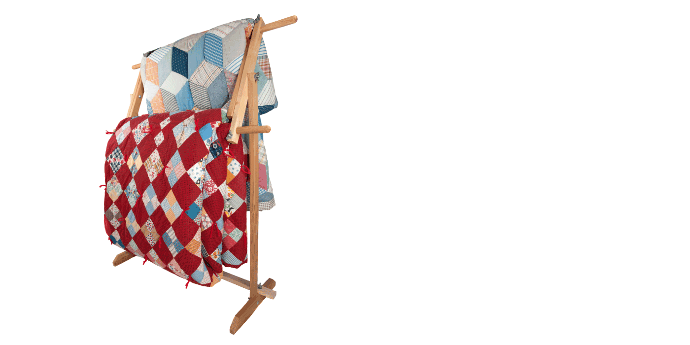 how do you use a quilting rack