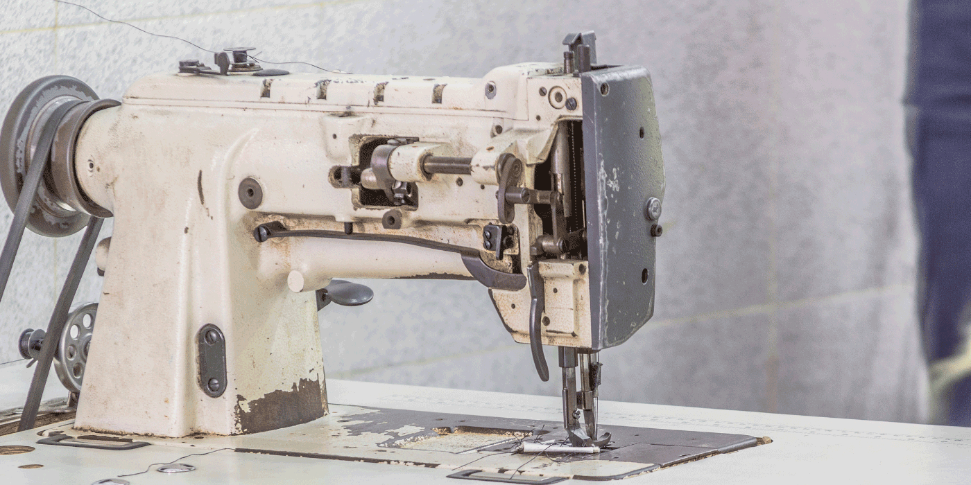 how to fix industrial sewing machine belt