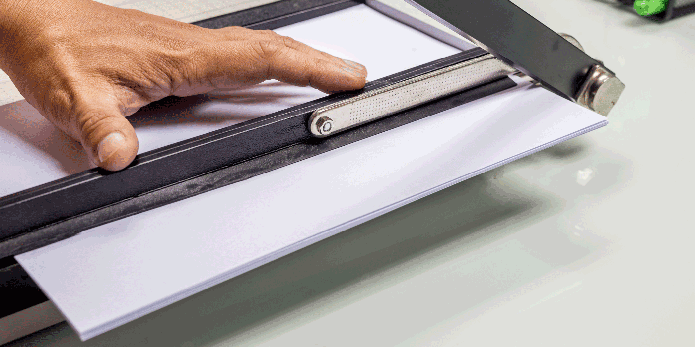how to make a paper cutter at home