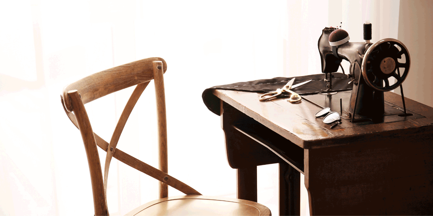 sewing chair with storage