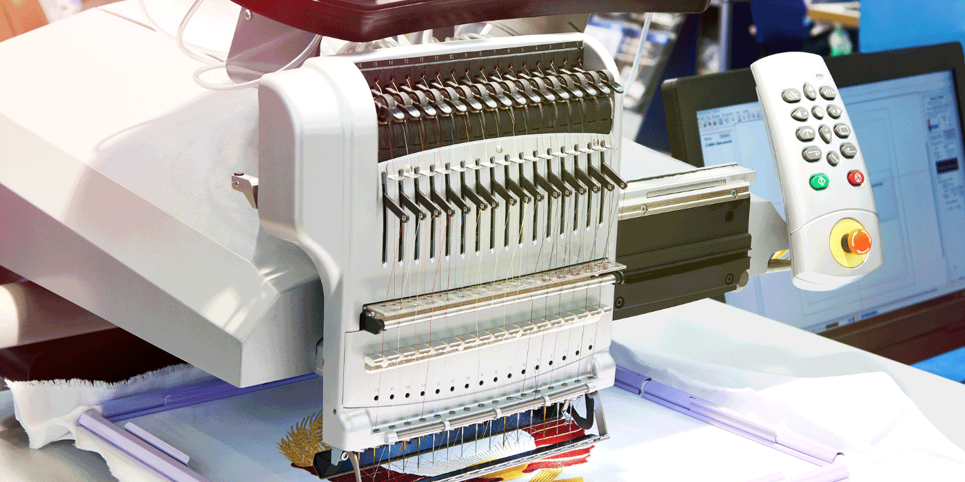 commercial embroidery machine