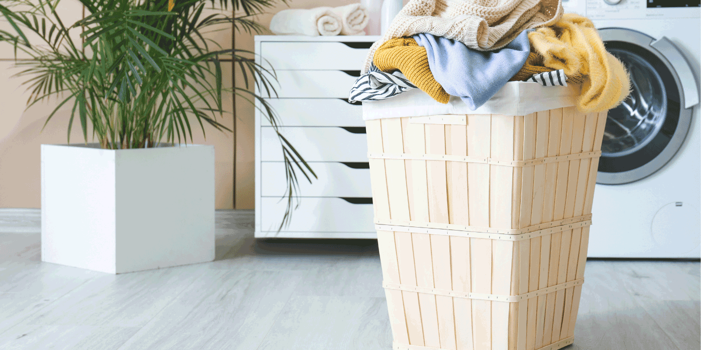 how do you make shelves for laundry baskets