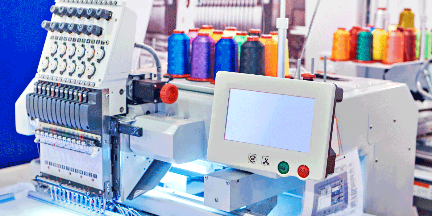 how many colors can a commercial embroidery machine handle