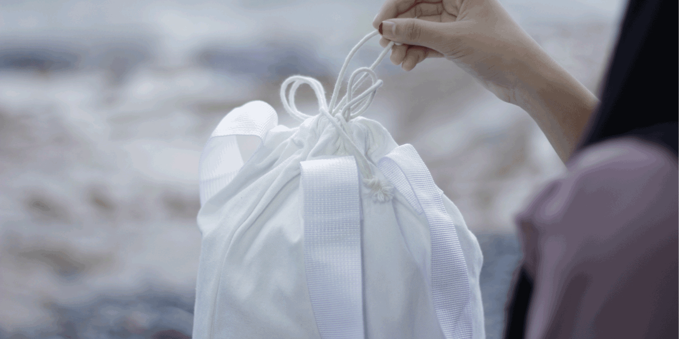 how to make a travel laundry bag