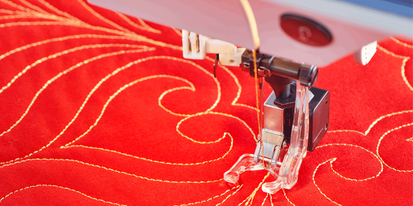 how to set up my sewing machine for free motion quilting