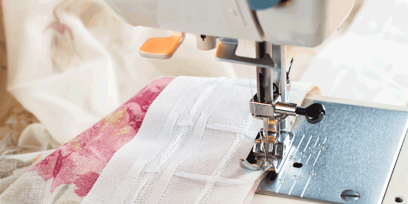 how to use a sewing machine to tie a quilt