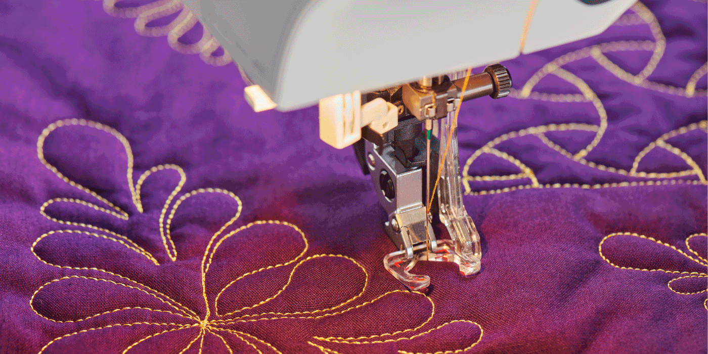 sewing machine for free motion quilting