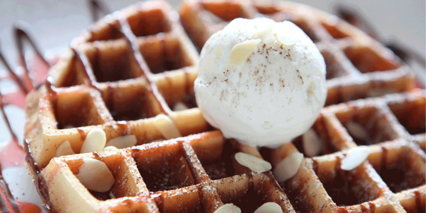 almond joy waffles