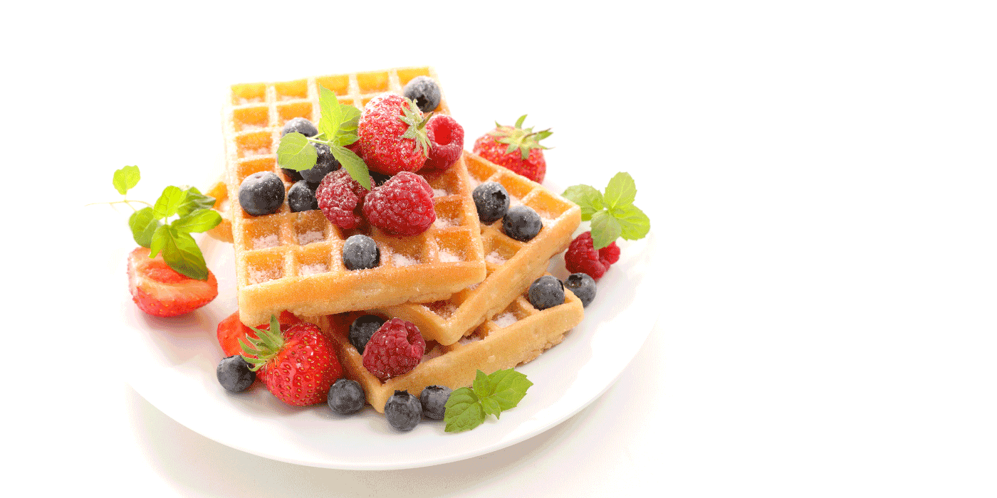 blueberry waffles