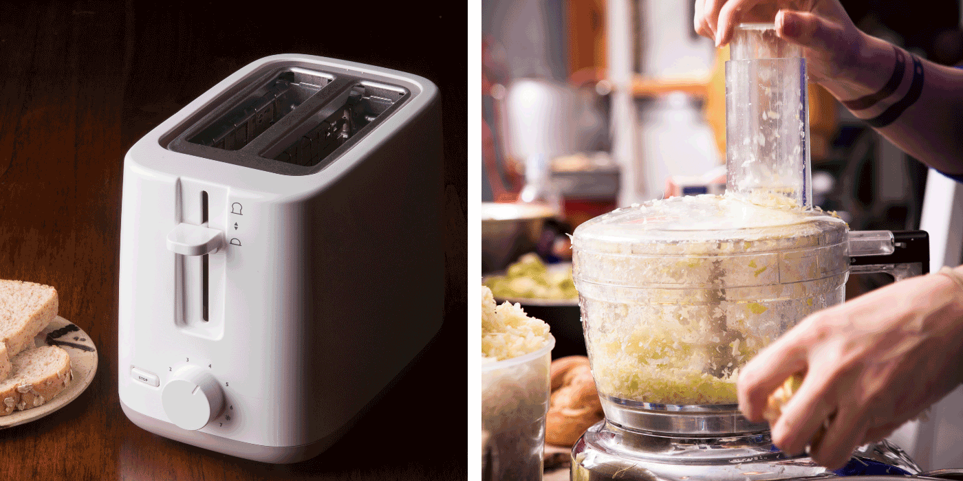 bread machine vs food processor