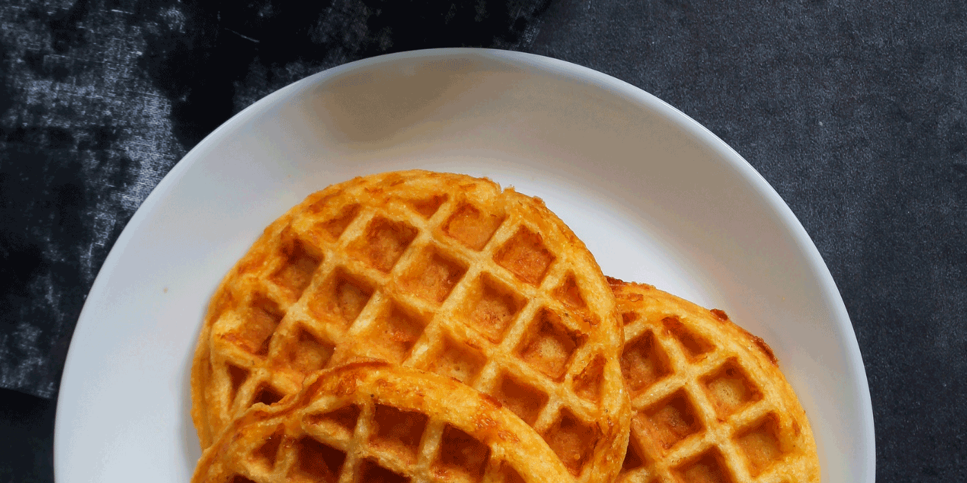 chai apple cider waffles
