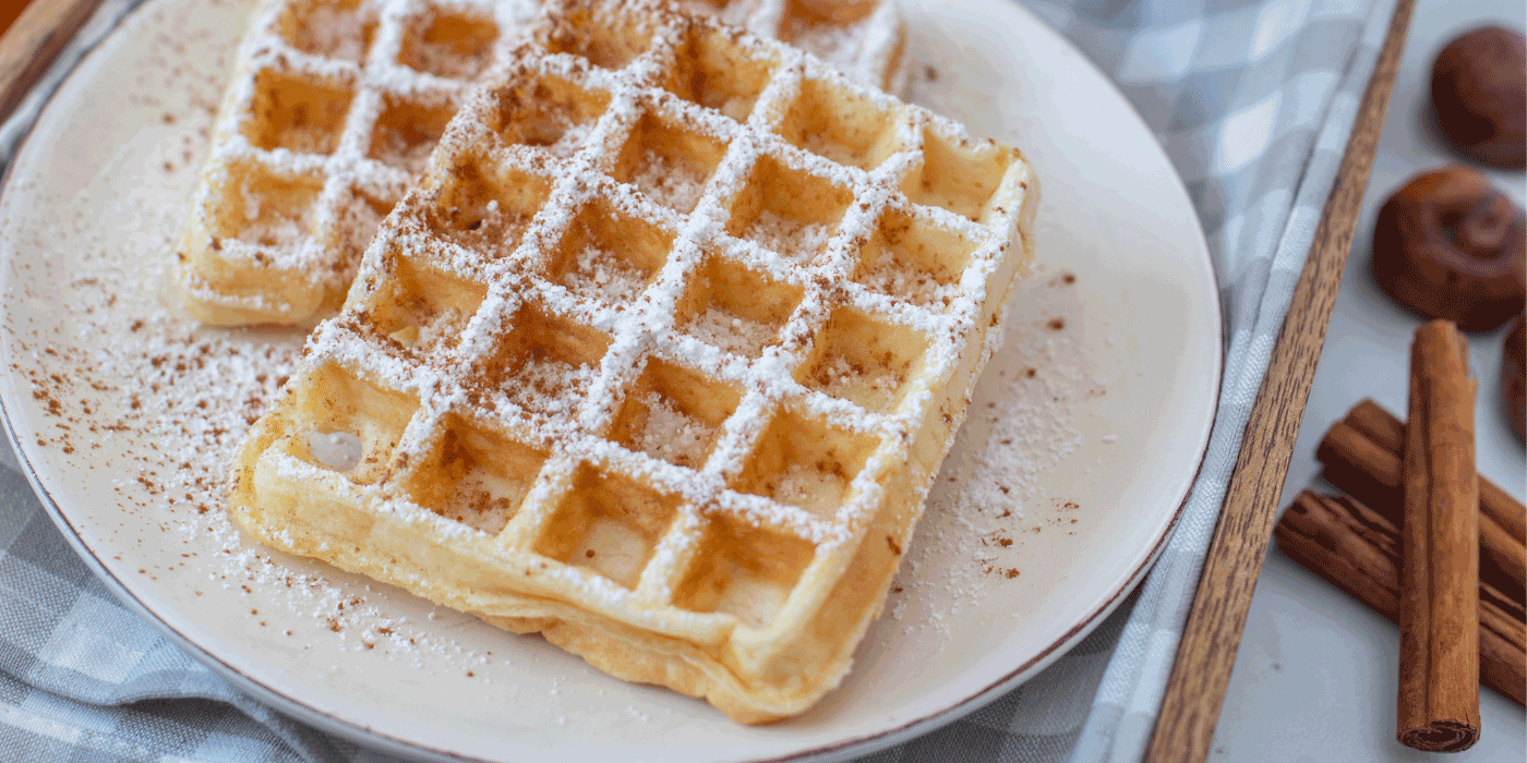 chai spice waffles