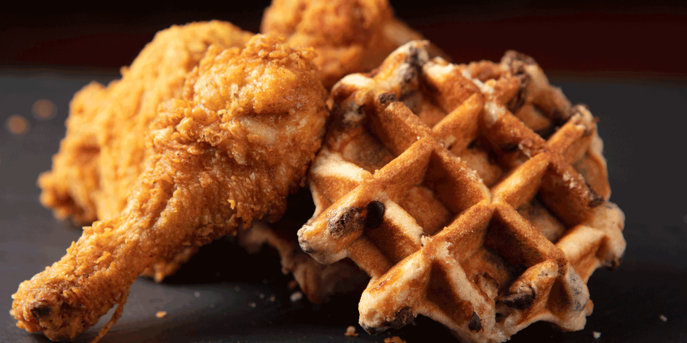 chicken and waffles