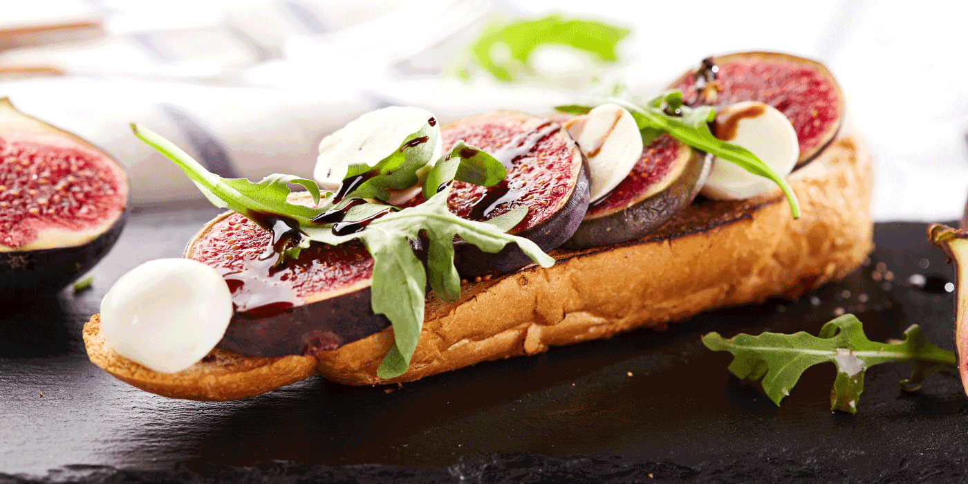 fig and goat cheese waffles
