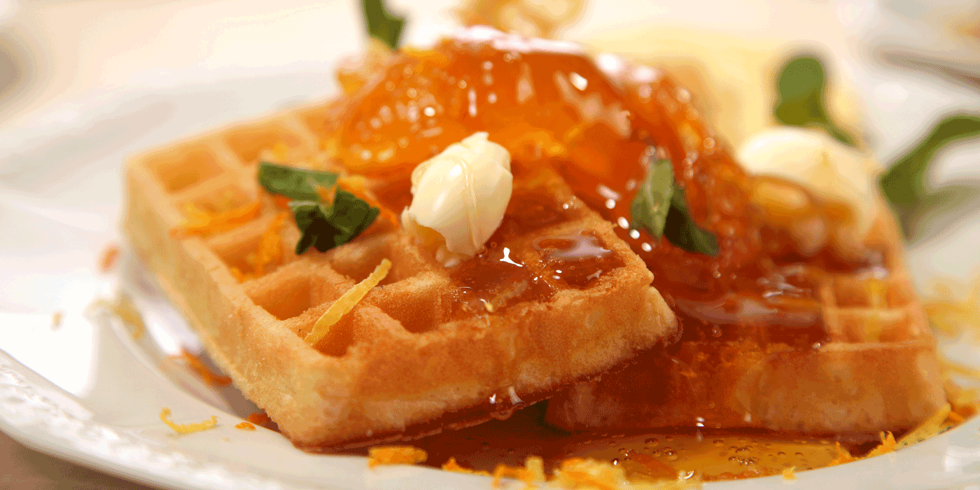 honey butter waffles