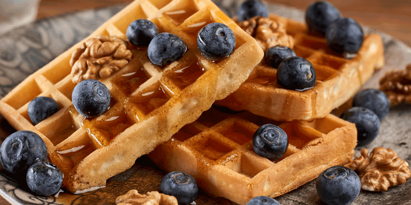 maple walnut waffles