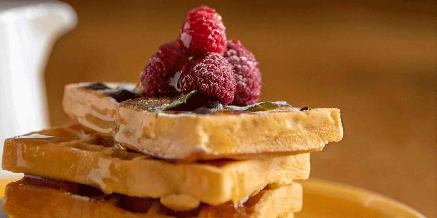 raspberry lemonade waffles
