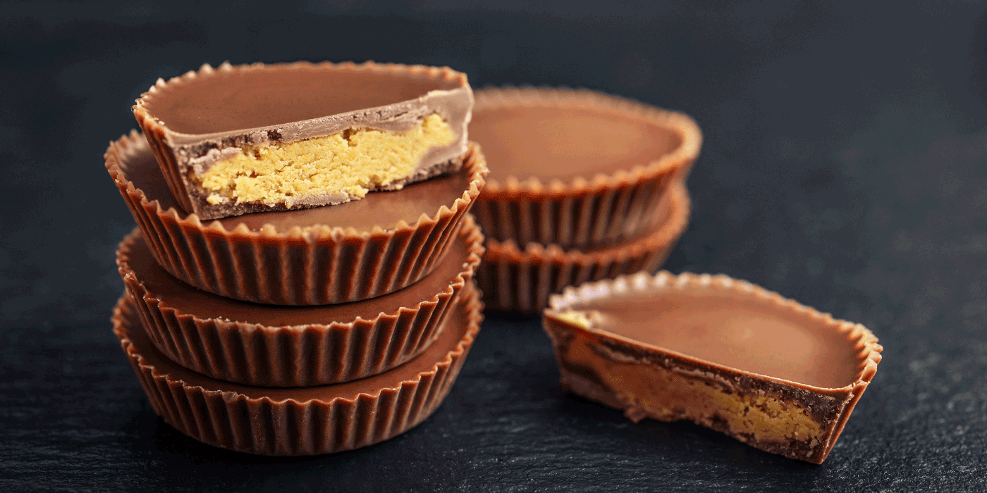 chocolate peanut butter cup waffles