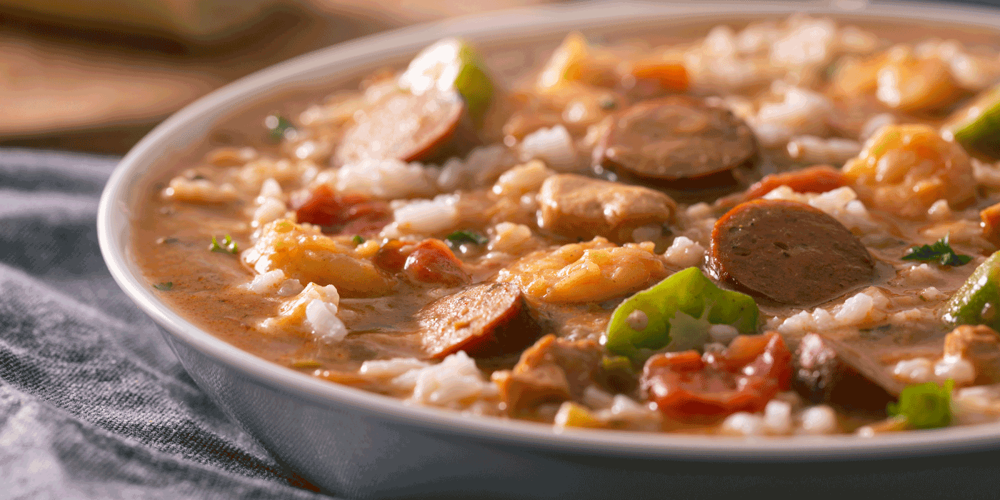 dutch oven chicken and sausage gumbo