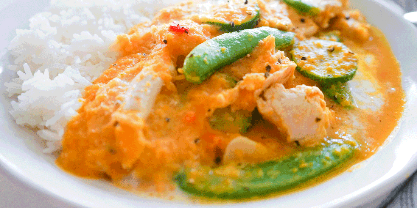 dutch oven coconut curry chicken