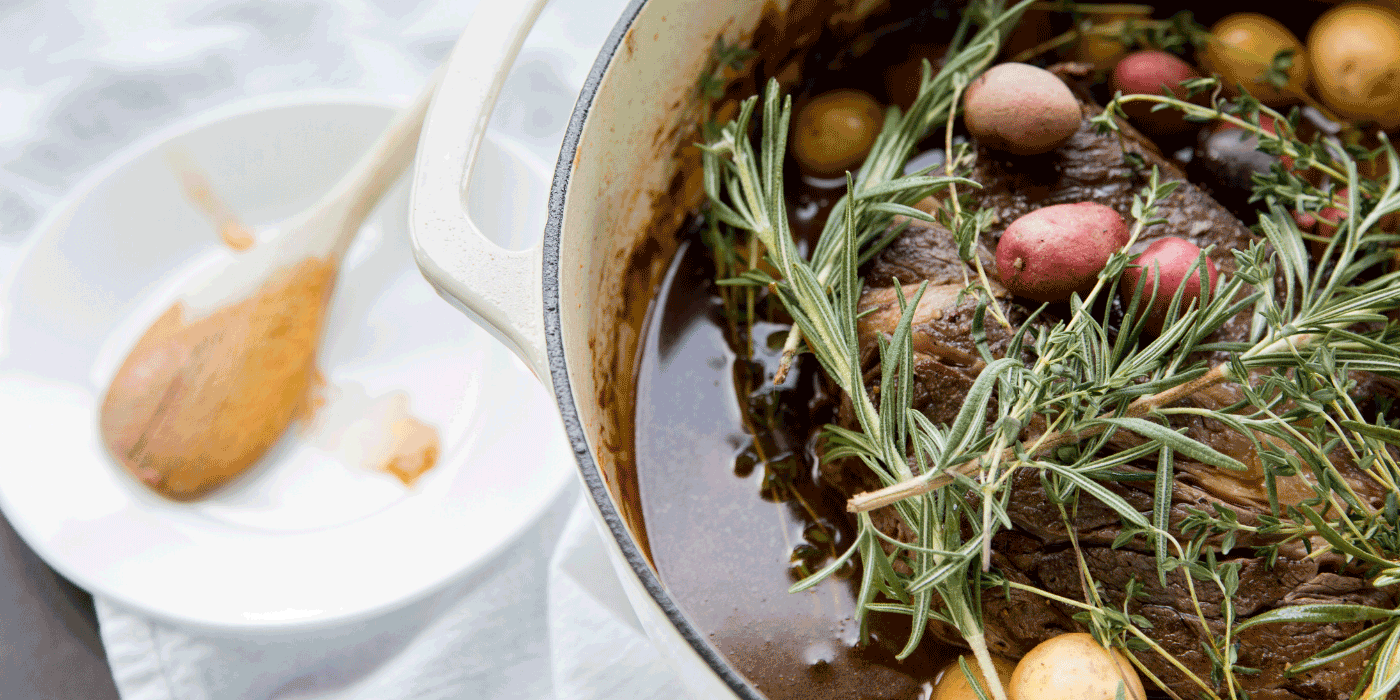 dutch oven lemon thyme roasted vegetables