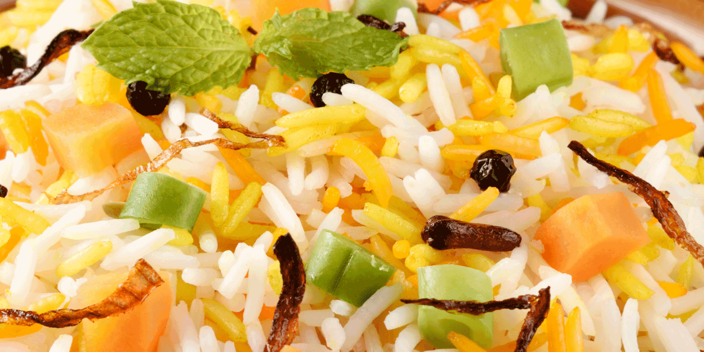 dutch oven vegetable biryani