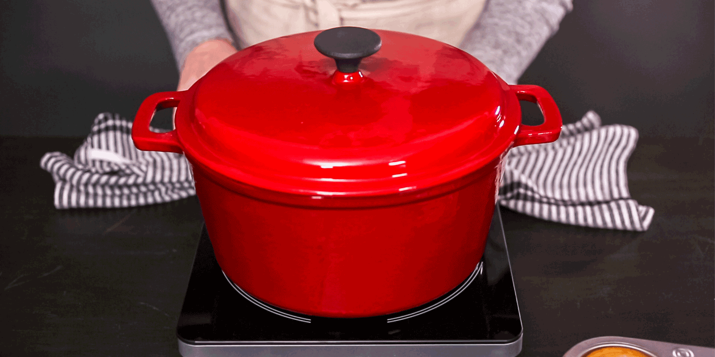 how to cook in a enameled cast iron dutch oven