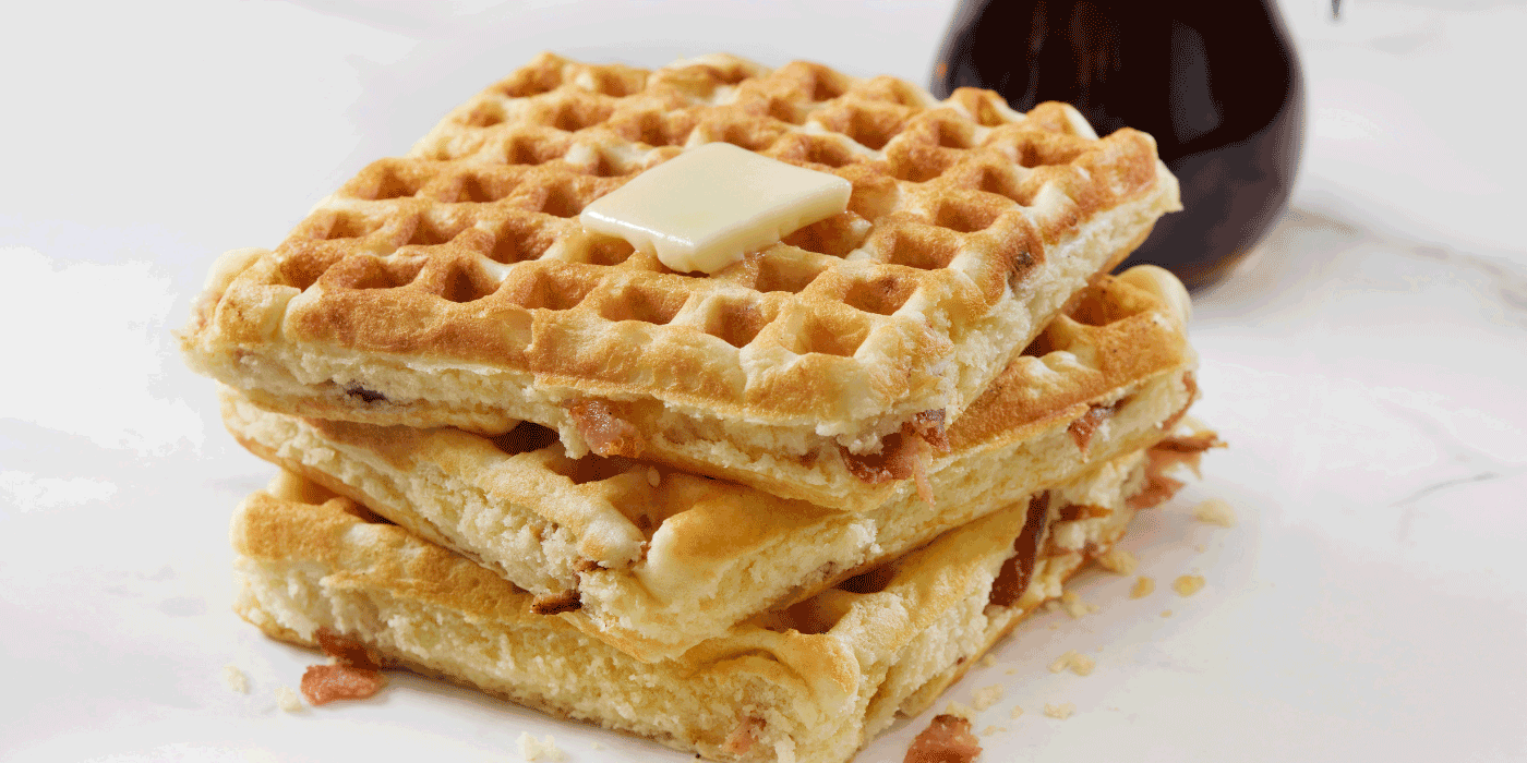 s'mores stuffed waffles