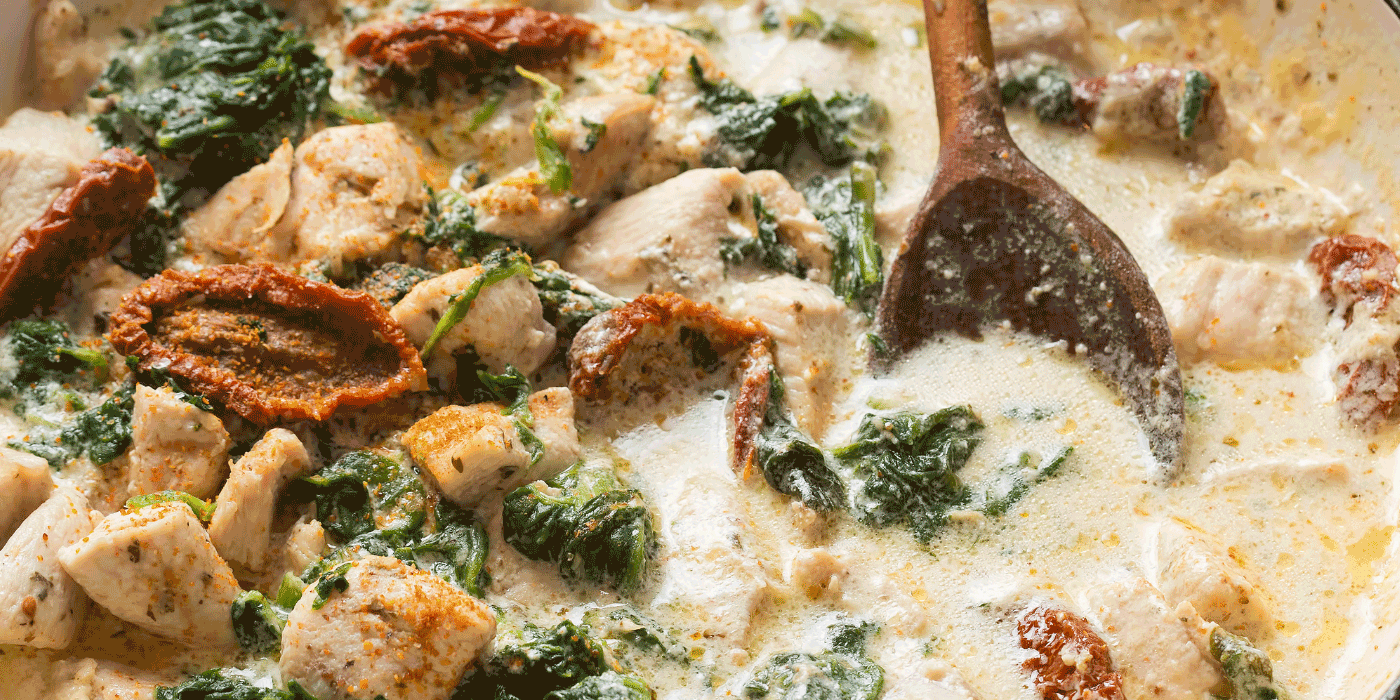 dutch oven creamy tuscan chicken