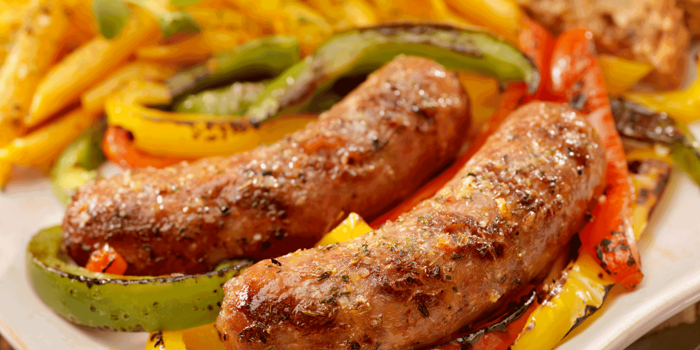 dutch oven italian sausage and pepper pasta