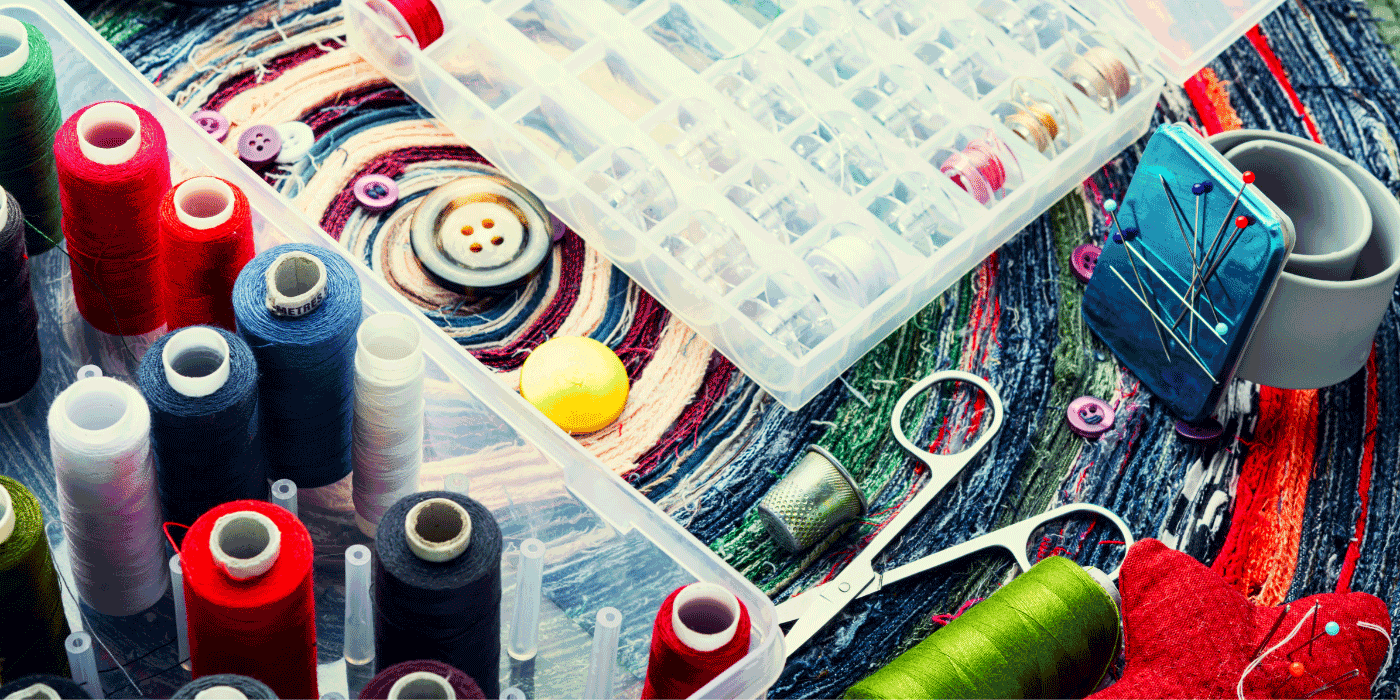how to assemble a sewing kit