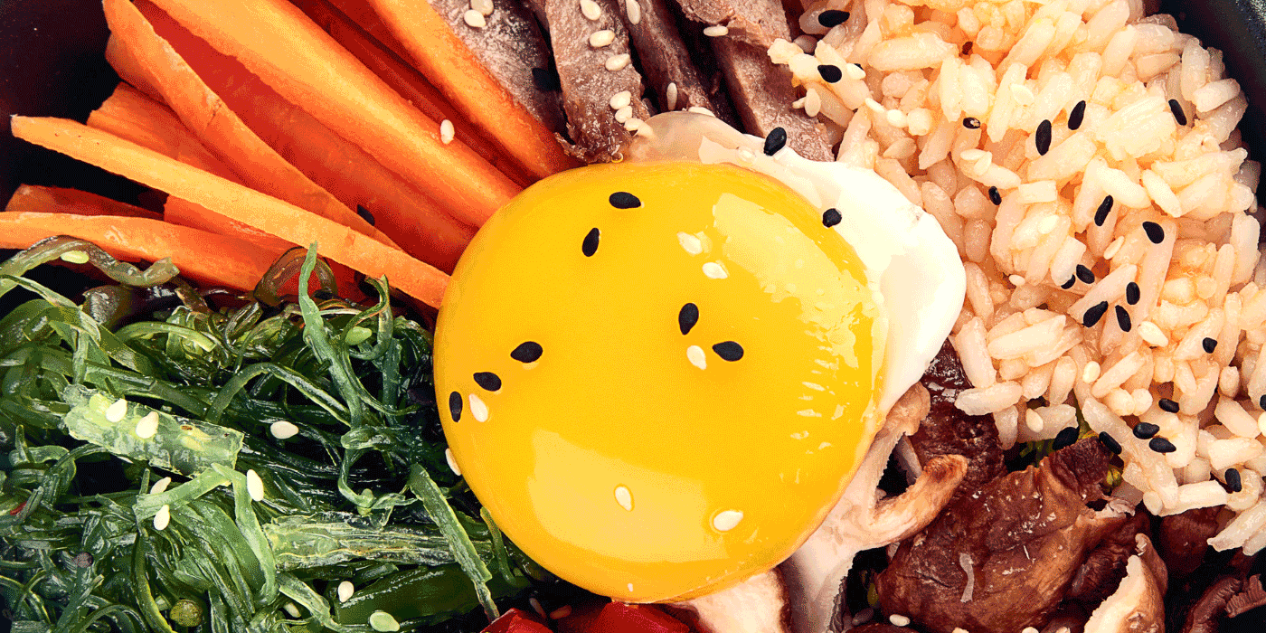 how to produce bibimbap
