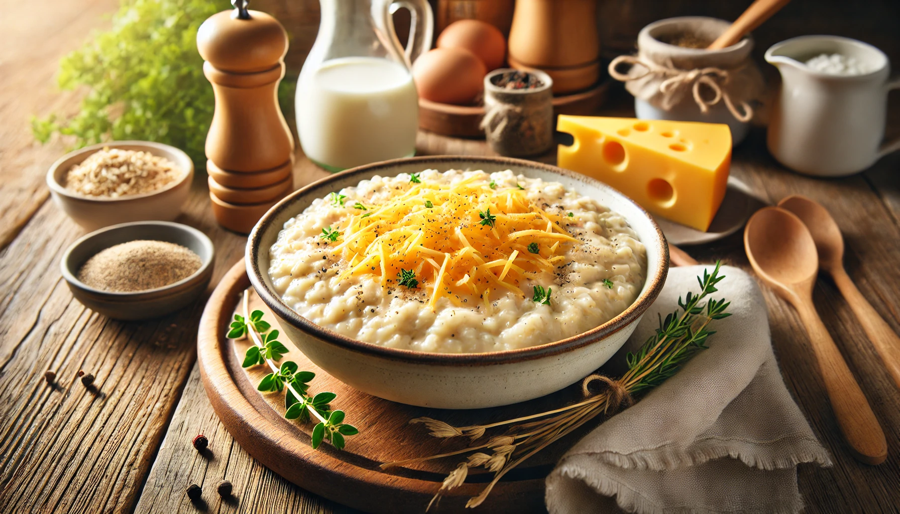Cheesy Breakfast Porridge Cheesy Breakfast Porridge