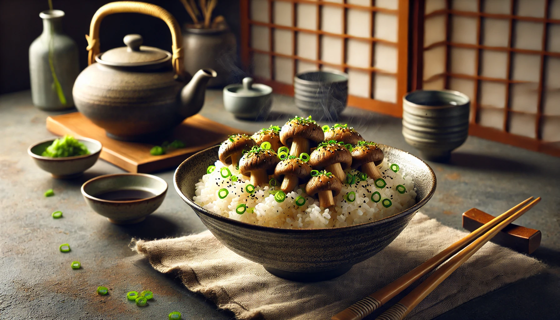 Matsutake Gohan (Pine Mushroom Rice)