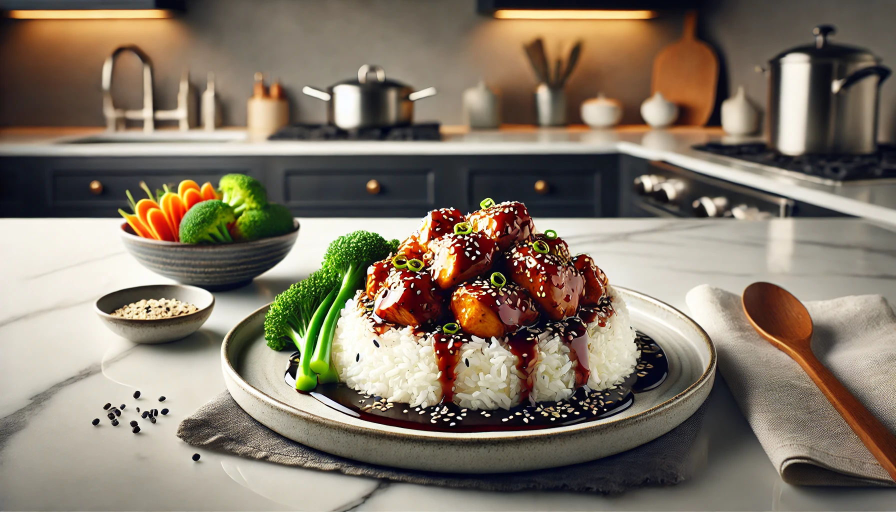 Modern Teriyaki Chicken Rice