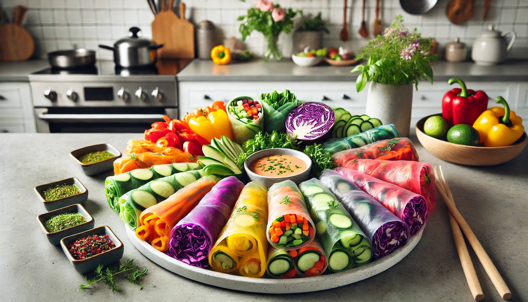 Rainbow Vegetable Wraps Rainbow Vegetable Wraps
