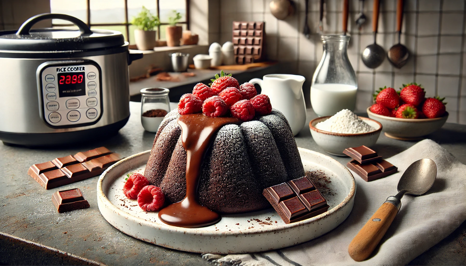 Rice Cooker Chocolate Lava Cake Rice Cooker Chocolate Lava Cake