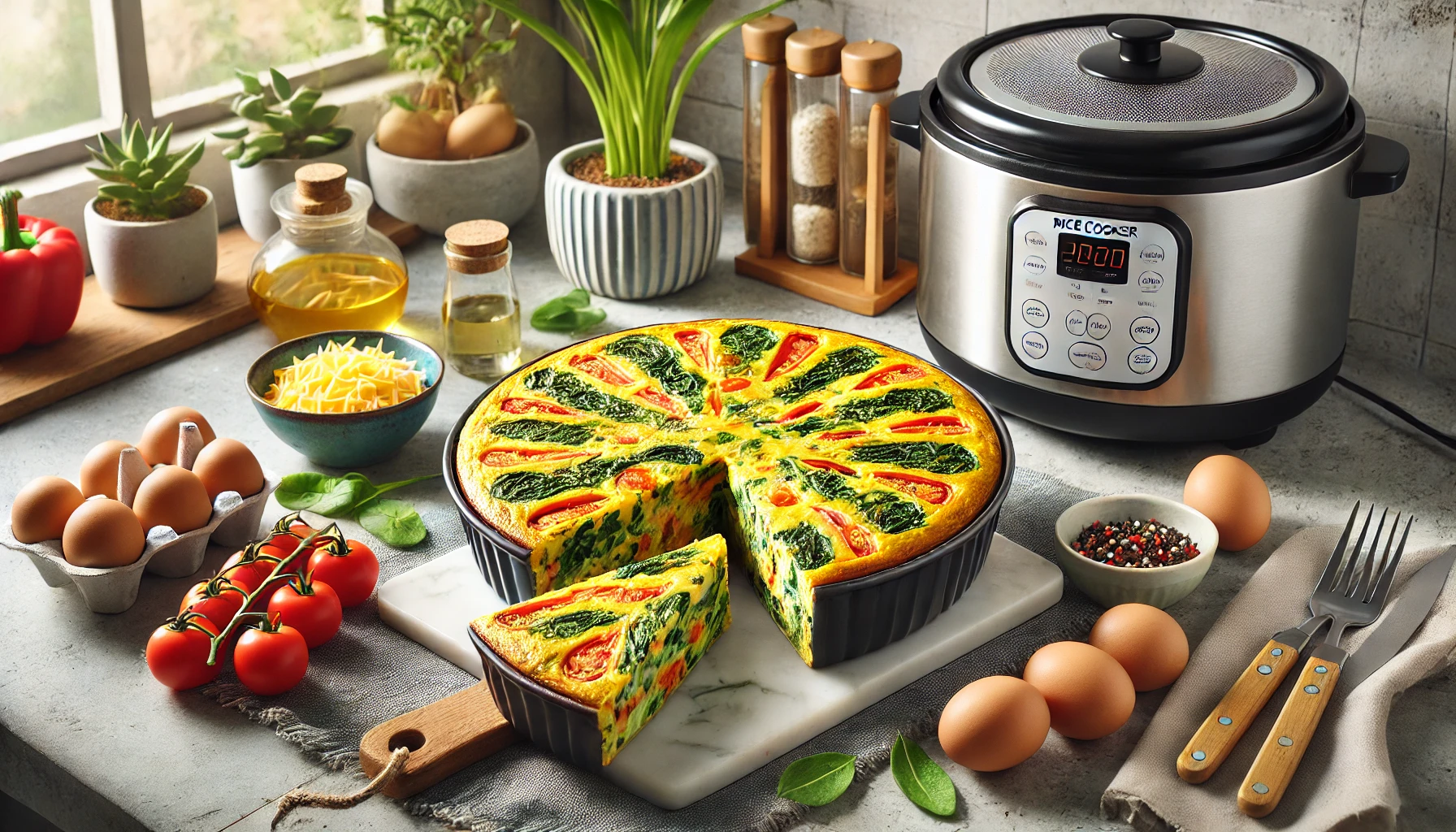 Rice Cooker Frittata Rice Cooker Frittata