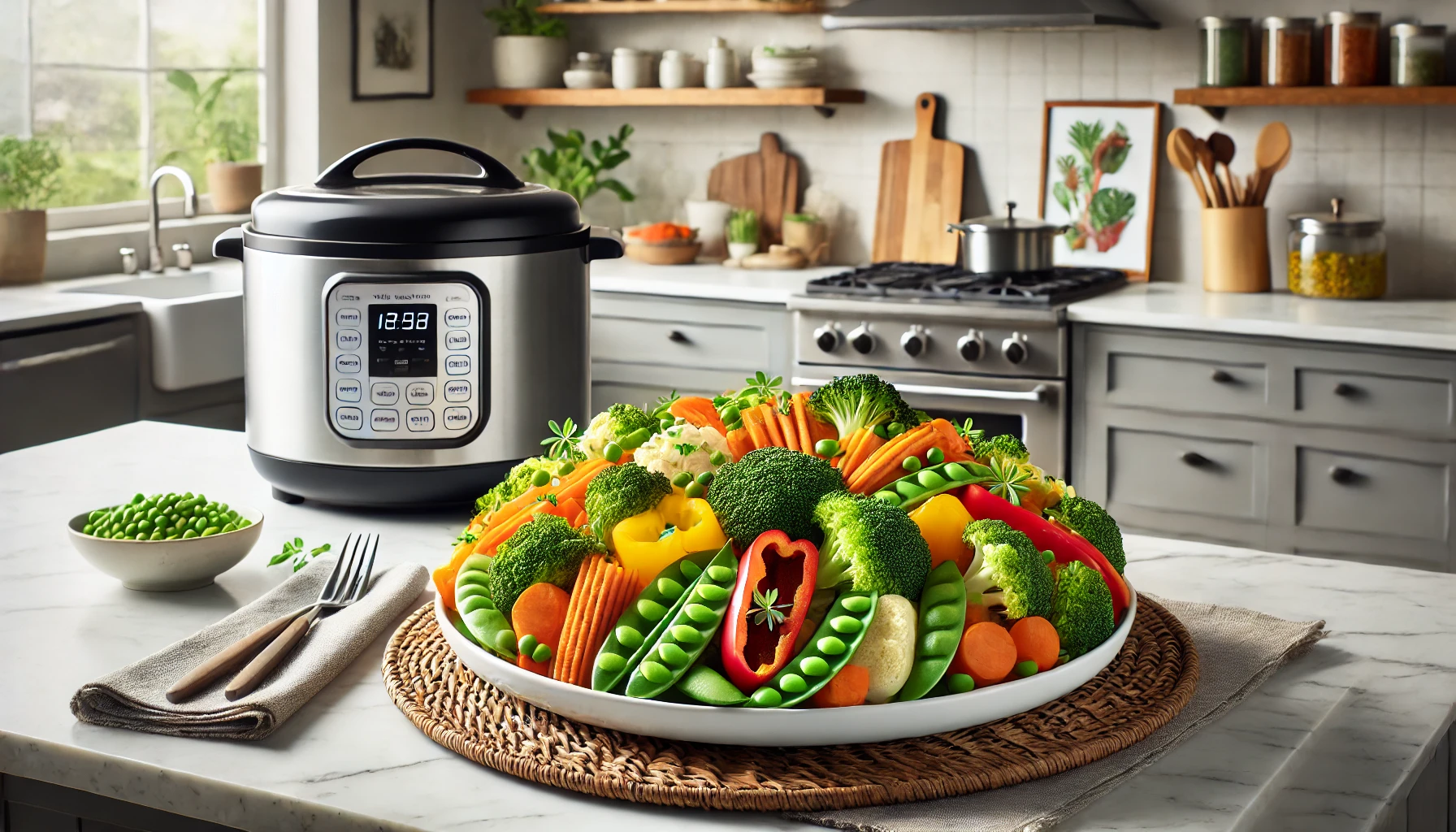 Steamed Vegetables in a Rice Cooker