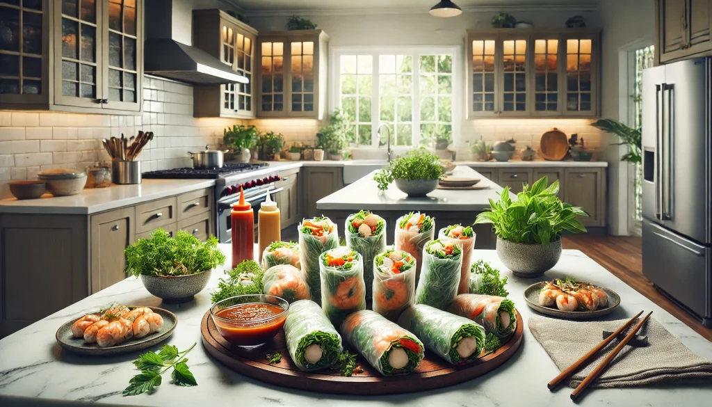 Traditional Vietnamese Spring Rolls