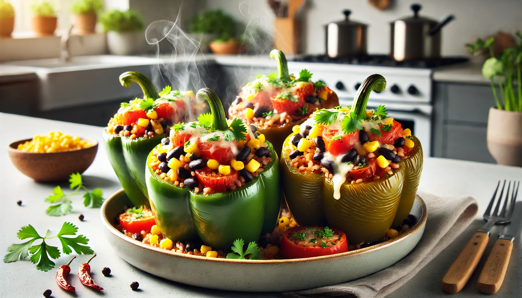Vegetarian Stuffed Peppers
