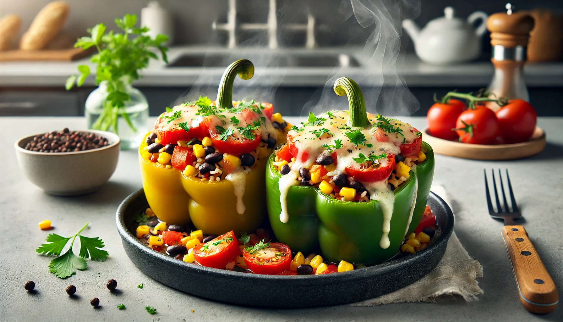 Vegetarian Stuffed Peppers