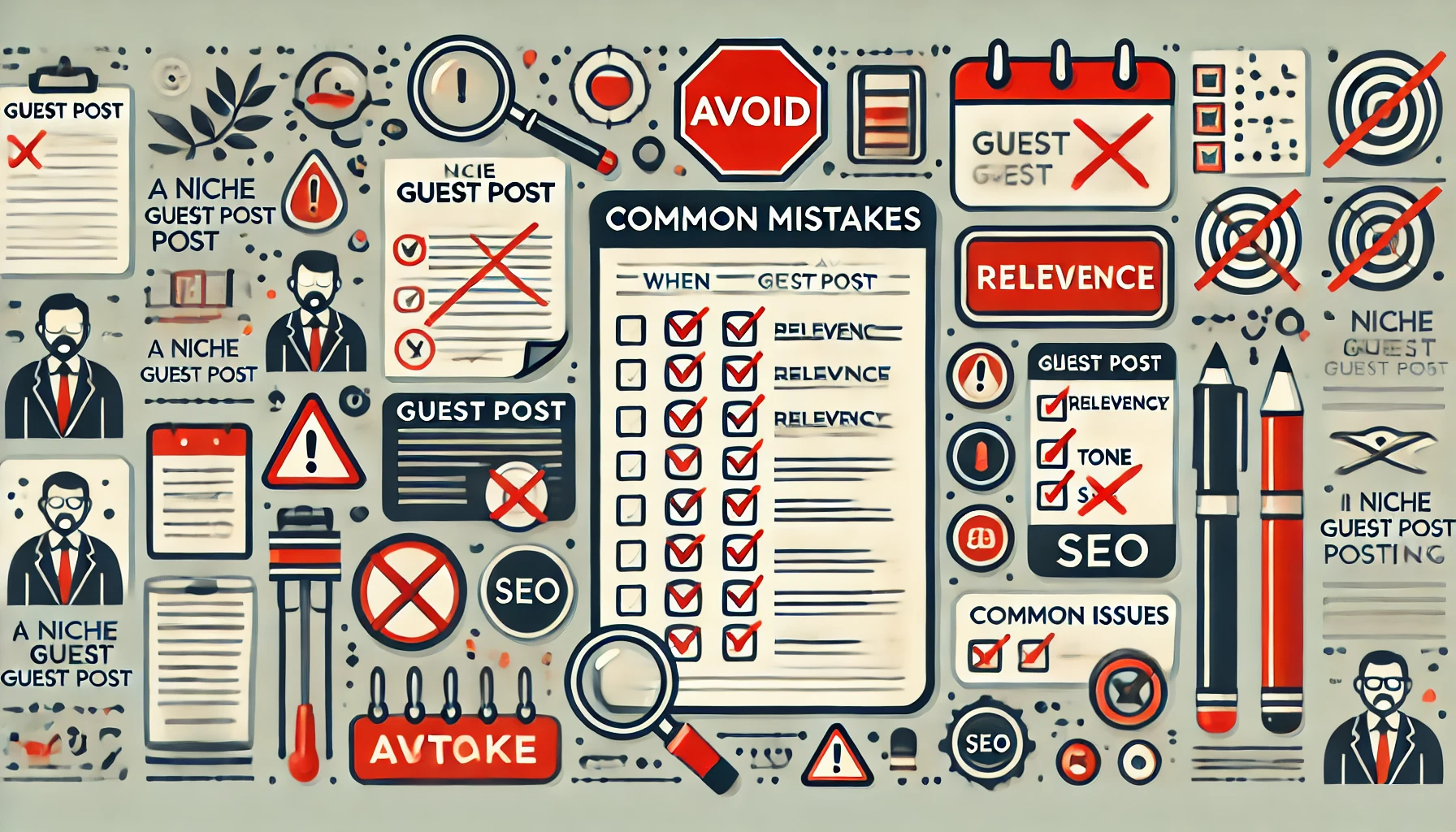 common mistakes to avoid when submitting a niche guest post