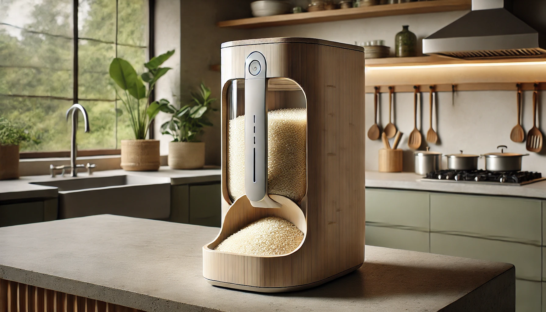 eco-friendly rice dispenser